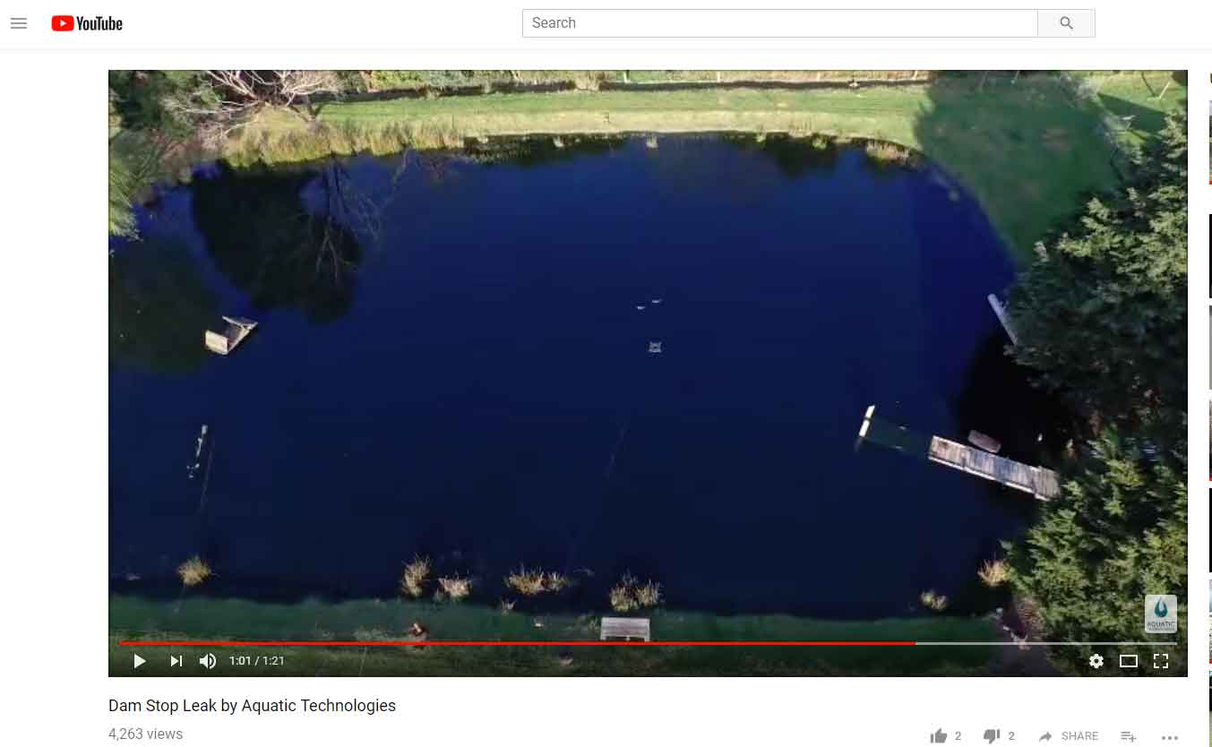 View footage of Aquatic Blue Eco in Situ