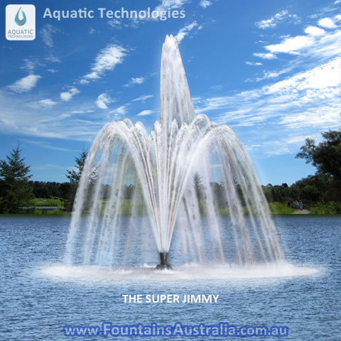 Aquatci Technologies Super Jimmy display aeration fountain